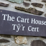 Locally made slate sign